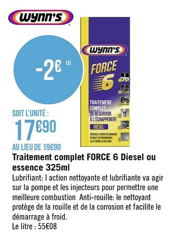 Promo Nettoyant injecteur diesel Wynn's chez Action