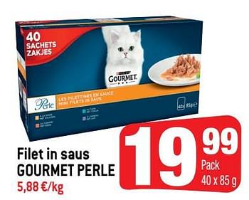 Promoties Filet in saus gourmet perle - Purina - Geldig van 26/01/2022 tot 01/02/2022 bij Smatch