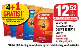 Promoties Gemalen koffie douwe egberts - Douwe Egberts - Geldig van 26/01/2022 tot 01/02/2022 bij Smatch