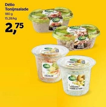 Promoties Délio tonijnsalade - Delio - Geldig van 27/01/2022 tot 09/02/2022 bij Spar