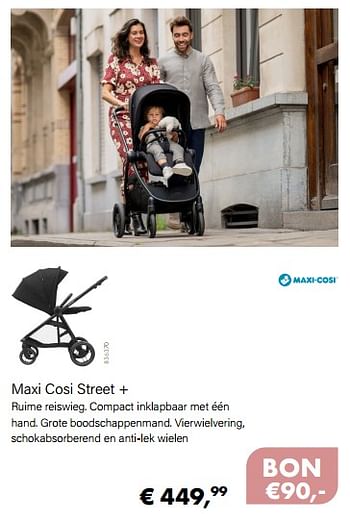 Promoties Maxi cosi street + - Maxi-cosi - Geldig van 01/02/2022 tot 28/02/2022 bij Multi Bazar