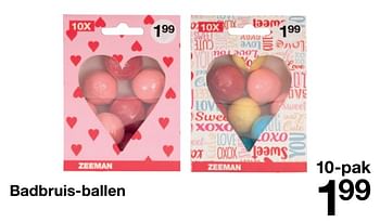 Promoties Badbruis-ballen - Huismerk - Zeeman  - Geldig van 29/01/2022 tot 04/02/2022 bij Zeeman