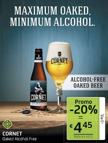 Promoties Cornet oaked alcohol free - Cornet  - Geldig van 11/02/2022 tot 24/02/2022 bij BelBev
