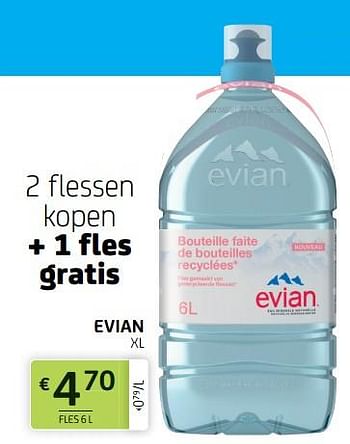 Promoties Evian xl - Evian - Geldig van 11/02/2022 tot 24/02/2022 bij BelBev