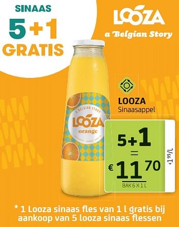 Promoties Looza sinaasappel - Looza - Geldig van 11/02/2022 tot 24/02/2022 bij BelBev