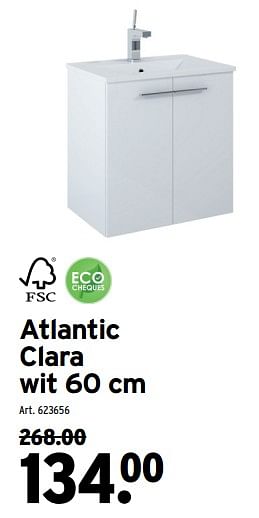Promoties Atlantic clara wit - Atlantic - Geldig van 31/01/2022 tot 08/03/2022 bij Gamma