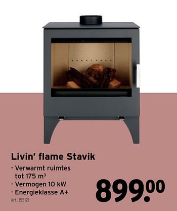 Promoties Livin’ flame stavik - Livin Flame - Geldig van 02/02/2022 tot 27/02/2022 bij Gamma
