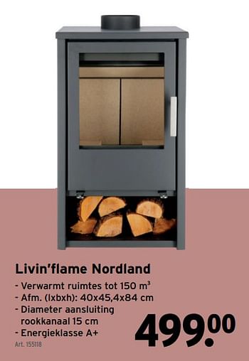 Promoties Livin’flame nordland - Livin Flame - Geldig van 02/02/2022 tot 27/02/2022 bij Gamma