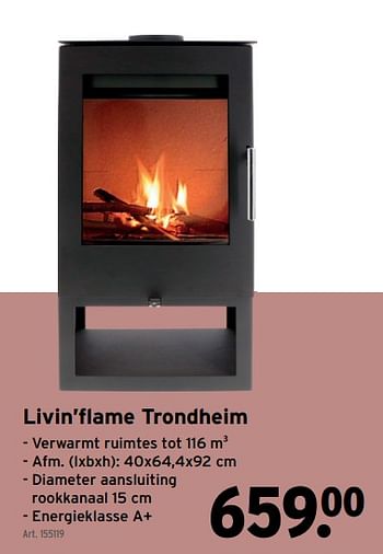 Promoties Livin’flame trondheim - Livin Flame - Geldig van 02/02/2022 tot 27/02/2022 bij Gamma