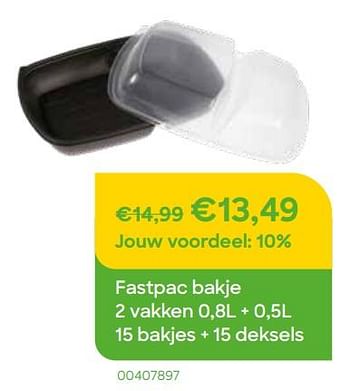 Promoties Fastpac bakje - Fastpac - Geldig van 01/02/2022 tot 28/02/2022 bij Ava