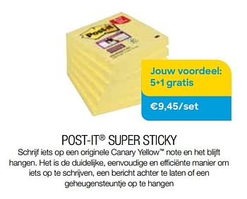 Promoties Post-it super sticky - Post-It - Geldig van 01/02/2022 tot 28/02/2022 bij Ava