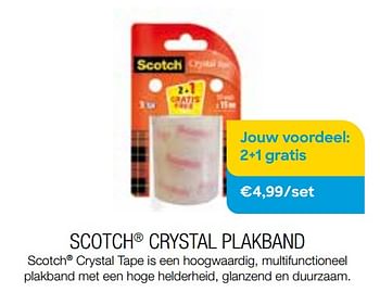Promoties Scotch crystal plakband - Scotch - Geldig van 01/02/2022 tot 28/02/2022 bij Ava