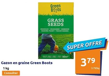 Promotions Gazon en graine green boots - Green Boots - Valide de 02/02/2022 à 08/02/2022 chez Action