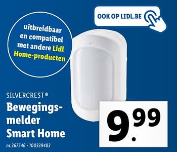 Promoties Bewegingsmelder smart home - SilverCrest - Geldig van 14/02/2022 tot 20/02/2022 bij Lidl