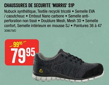 Promotions Chaussures de securite morris s1p - Safety Jogger - Valide de 03/02/2022 à 20/02/2022 chez HandyHome