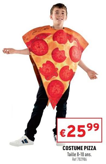 Promotions Costume pizza - Produit maison - Trafic  - Valide de 09/02/2022 à 13/02/2022 chez Trafic