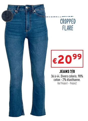 Promotions Jeans 7-8 - Produit maison - Trafic  - Valide de 09/02/2022 à 13/02/2022 chez Trafic