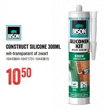 Promoties Construct silicone - Bison - Geldig van 03/02/2022 tot 27/02/2022 bij Europoint