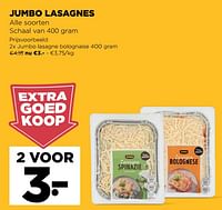 Jumbo lasagne bolognaise-Huismerk - Jumbo
