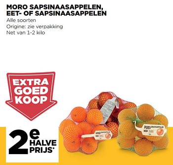 Promoties Moro sapsinaasappelen, eet- of sapsinaasappelen - Huismerk - Jumbo - Geldig van 09/02/2022 tot 15/09/2022 bij Jumbo