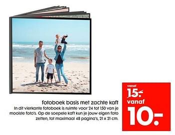 Promoties Fotoboek basis met zachte kaft - Huismerk - Hema - Geldig van 09/02/2022 tot 15/02/2022 bij Hema