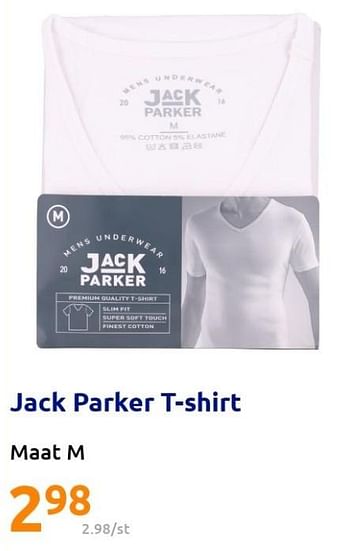 Promoties Jack parker t-shirt - Jack Parker - Geldig van 09/02/2022 tot 15/02/2022 bij Action