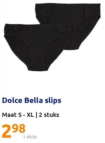 Promoties Dolce bella slips - Dolce Bella - Geldig van 09/02/2022 tot 15/02/2022 bij Action