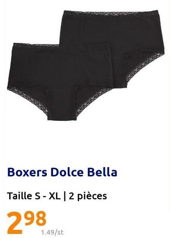 Promotions Boxers dolce bella - Dolce Bella - Valide de 09/02/2022 à 15/02/2022 chez Action