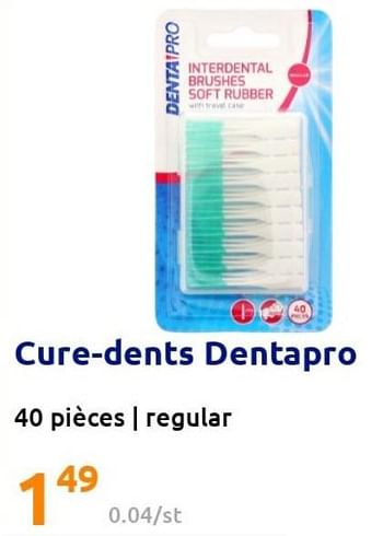 Promotions Cure-dents dentapro - Dentapro - Valide de 09/02/2022 à 15/02/2022 chez Action
