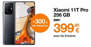 Promoties Xiaomi 11t pro 256 gb - Xiaomi - Geldig van 15/02/2022 tot 24/02/2022 bij Orange