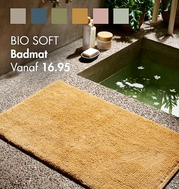 Promoties Bio soft badmat - Huismerk - Casa - Geldig van 14/02/2022 tot 27/03/2022 bij Casa
