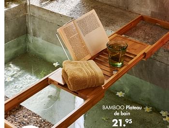 Promotions Bamboo plateau de bain - Produit maison - Casa - Valide de 14/02/2022 à 27/03/2022 chez Casa