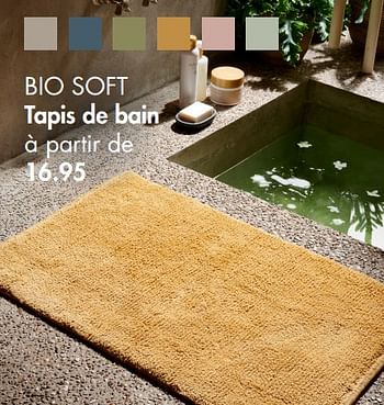 Promotions Bio soft tapis de bain - Produit maison - Casa - Valide de 14/02/2022 à 27/03/2022 chez Casa