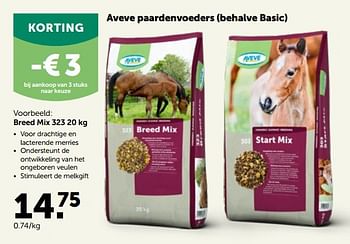 Promoties Aveve paardenvoeders breed mix - Huismerk - Aveve - Geldig van 23/02/2022 tot 05/03/2022 bij Aveve