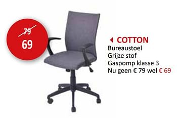 schraper Ruim haat Huismerk - Weba Cotton bureaustoel - Promotie bij Weba