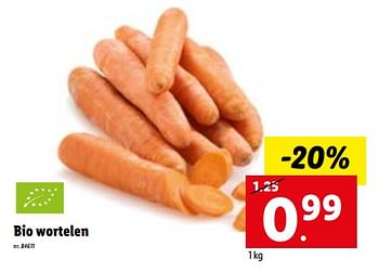 Promoties Bio wortelen - Huismerk - Lidl - Geldig van 28/02/2022 tot 06/03/2022 bij Lidl