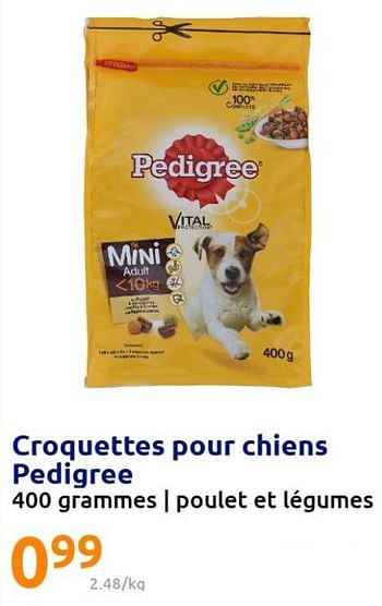 Promotions Croquettes pour chiens pedigree - Pedigree - Valide de 16/02/2022 à 22/02/2022 chez Action