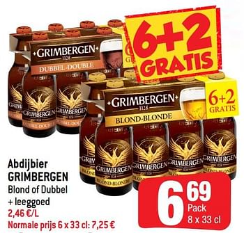 Promoties Abdijbier grimbergen - Grimbergen - Geldig van 23/02/2022 tot 01/03/2022 bij Smatch