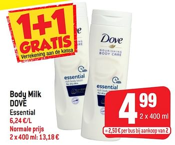 Promoties Body milk dove - Dove - Geldig van 23/02/2022 tot 01/03/2022 bij Smatch
