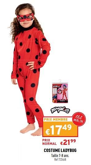 Promoties Costume ladybug - Huismerk - Trafic  - Geldig van 23/02/2022 tot 27/02/2022 bij Trafic