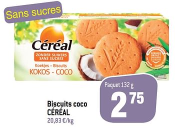 Promotions Biscuits coco céréal - Céréal - Valide de 23/02/2022 à 01/03/2022 chez Match