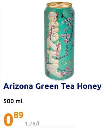 Promoties Arizona green tea honey - Arizona - Geldig van 23/02/2022 tot 01/03/2022 bij Action