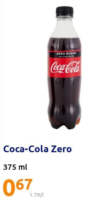 Promoties Coca-cola zero - Coca Cola - Geldig van 23/02/2022 tot 01/03/2022 bij Action