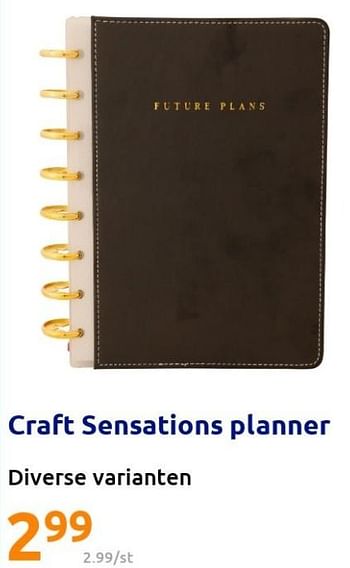 Promoties Craft sensations planner - Craft Sensations - Geldig van 23/02/2022 tot 01/03/2022 bij Action