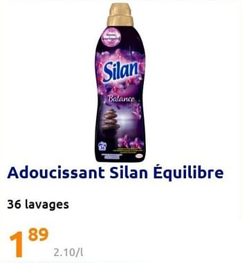Promotions Adoucissant silan équilibre - Silan - Valide de 23/02/2022 à 01/03/2022 chez Action
