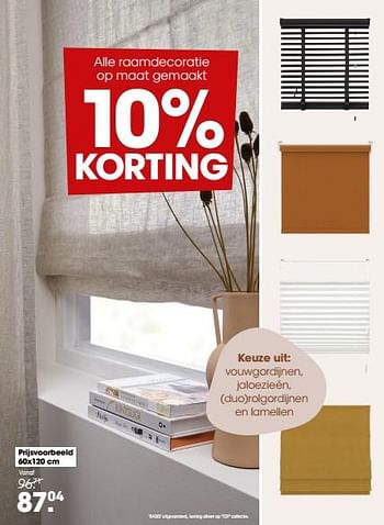 Promoties Alle raamdecoratie op maat gemaakt - Huismerk - Kwantum - Geldig van 28/02/2022 tot 06/03/2022 bij Kwantum