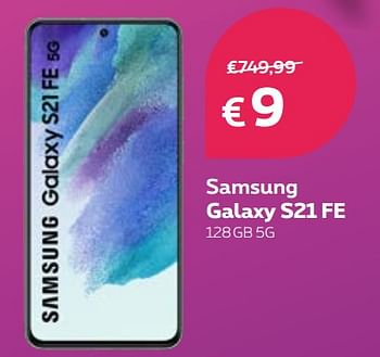 Promoties Samsung galaxy s21 fe 128gb 5g - Samsung - Geldig van 25/02/2022 tot 10/03/2022 bij Proximus