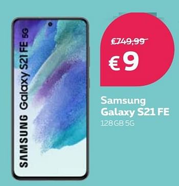Promotions Samsung galaxy s21 fe 128gb 5g - Samsung - Valide de 25/02/2022 à 10/03/2022 chez Proximus