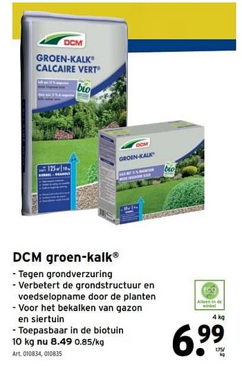 Promoties Dcm groen-kalk - DCM - Geldig van 02/03/2022 tot 15/03/2022 bij Gamma
