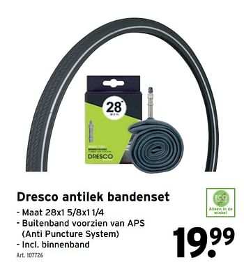 Promoties Dresco antilek bandenset - Dresco - Geldig van 02/03/2022 tot 15/03/2022 bij Gamma